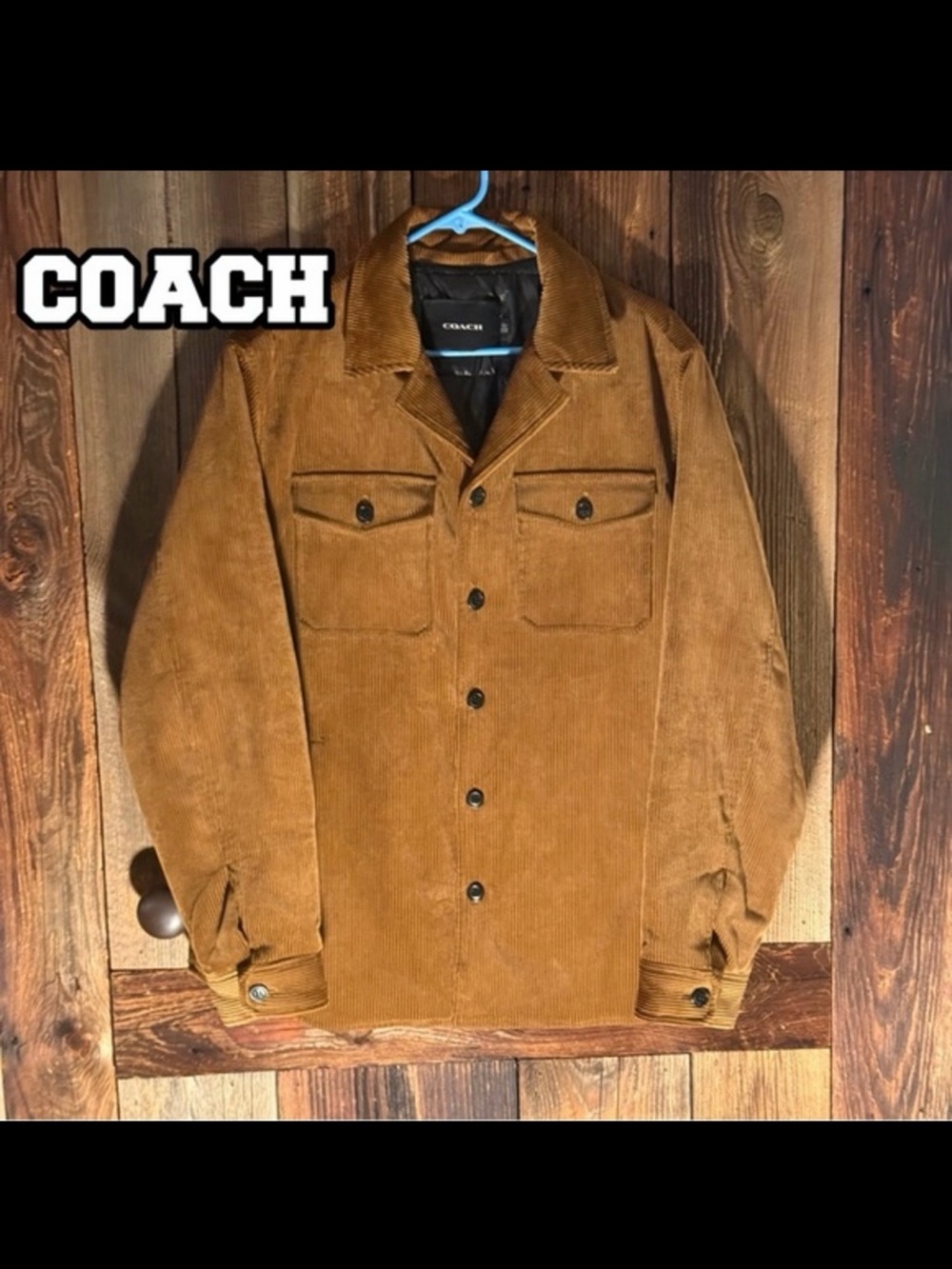 🔥 Coach Corduroy Jacket – Size L 🔥
Retail: $395+
💲 My Price: $120 (Steal!)